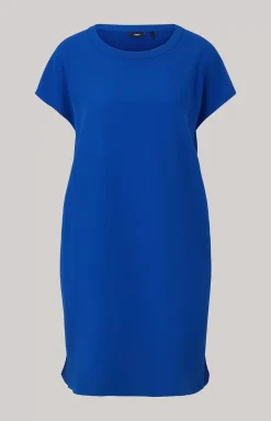 Crêpe Dress in Blue