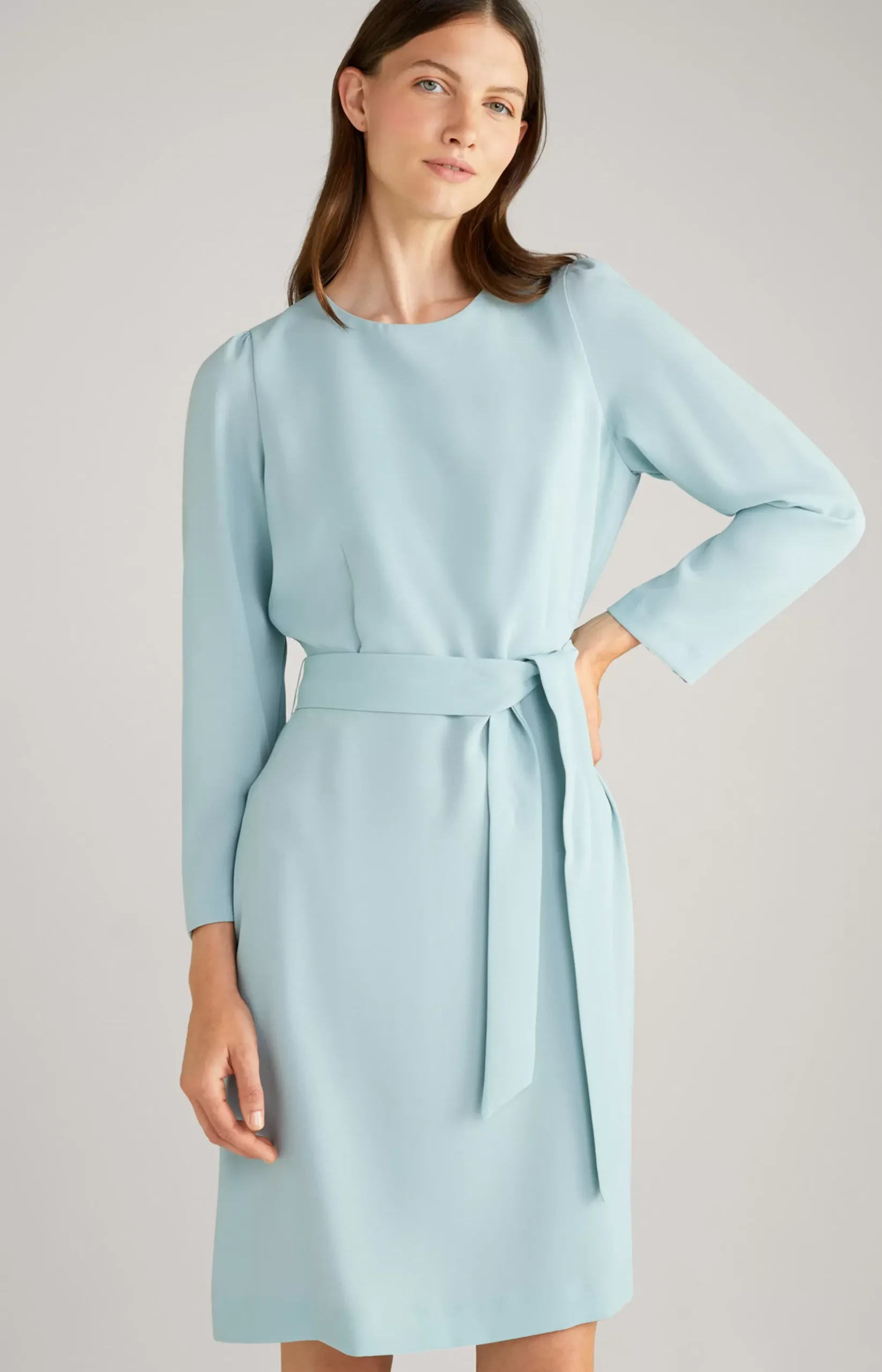 Crêpe Dress in Mint