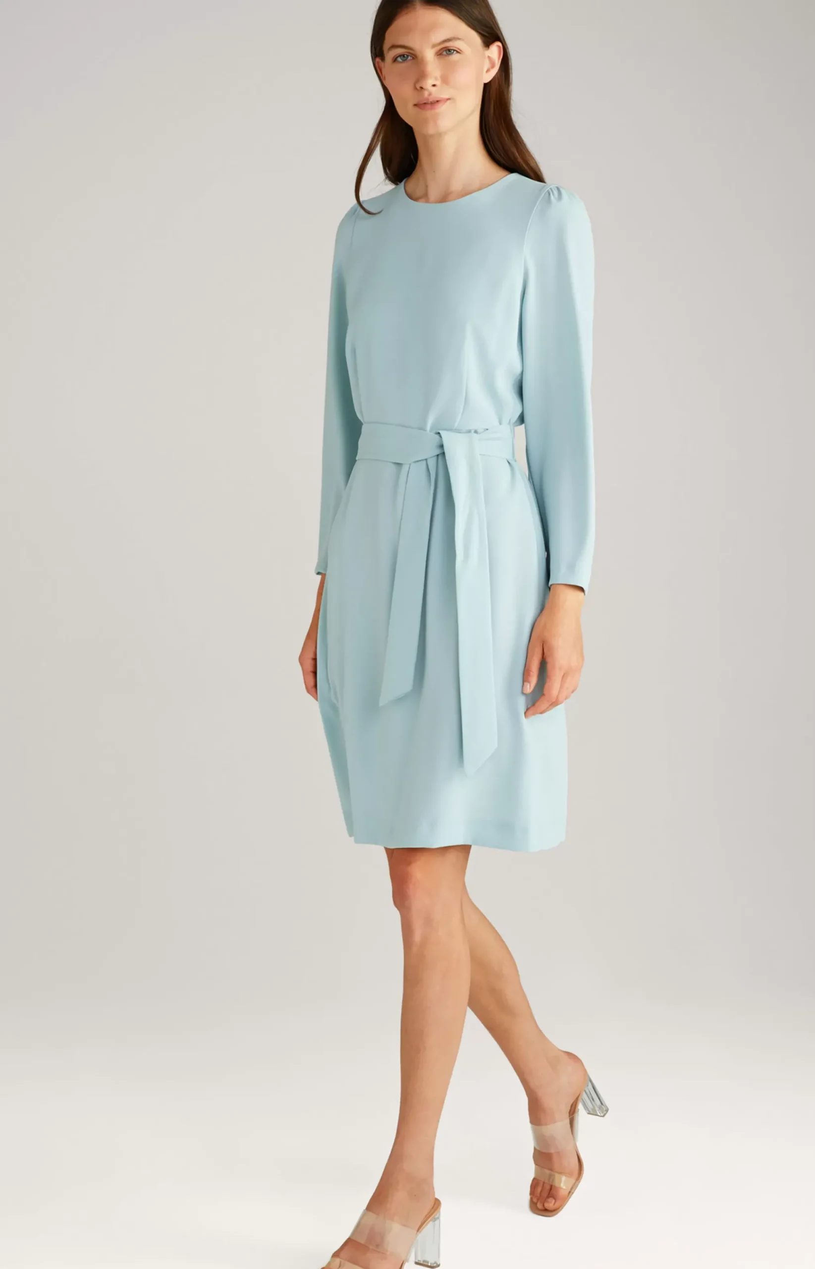 Crêpe Dress in Mint