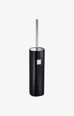 Crystal Line freestanding toilet brush set, in anthracite
