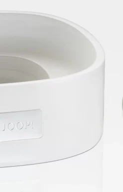 Crystal Line soap dish in white