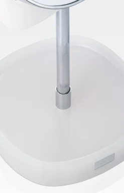 Crystal Line White Cosmetic Mirror