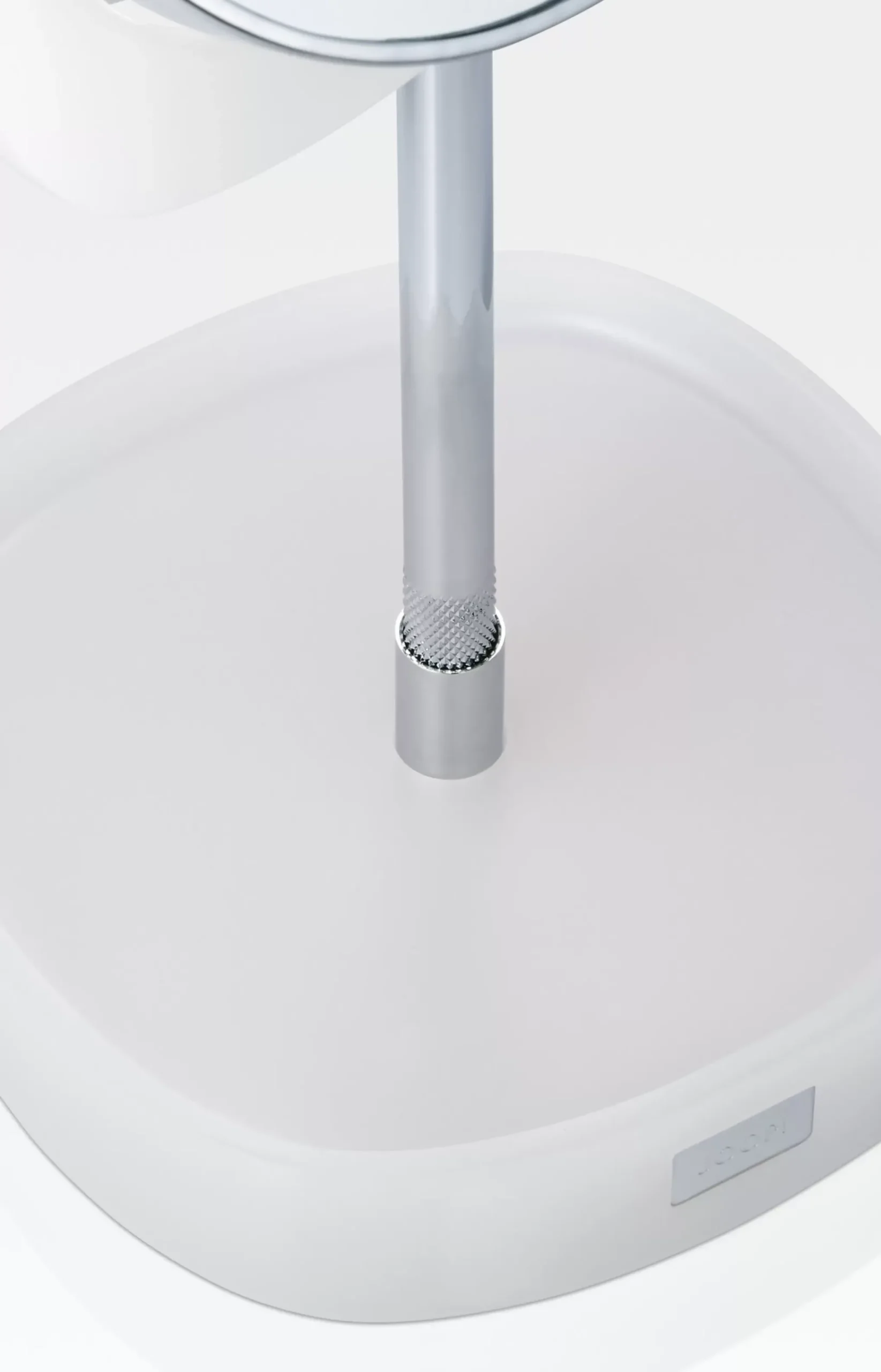 Crystal Line White Cosmetic Mirror