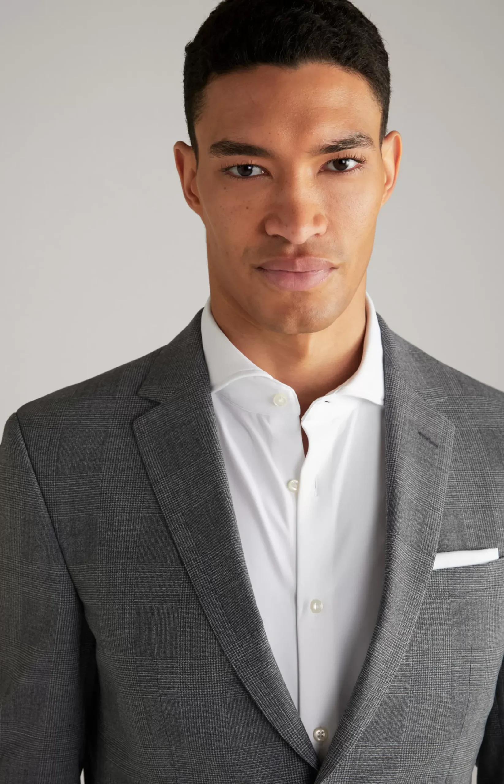 Damon Gun Suit in Grey Check