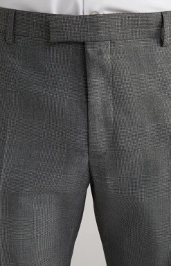 Damon Gun Suit in Grey Check