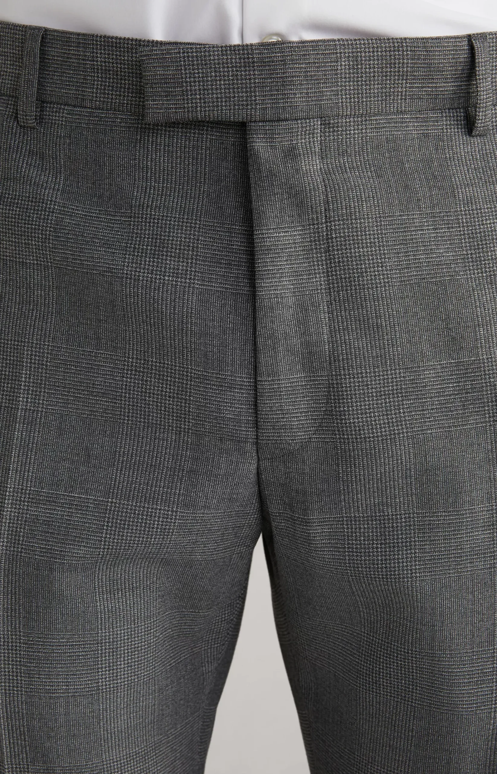 Damon Gun Suit in Grey Check