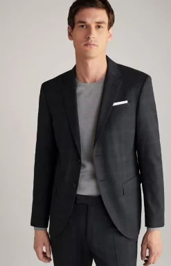 Damon Jacket in Dark Blue Check
