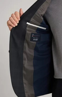 Damon Jacket in Dark Blue Check