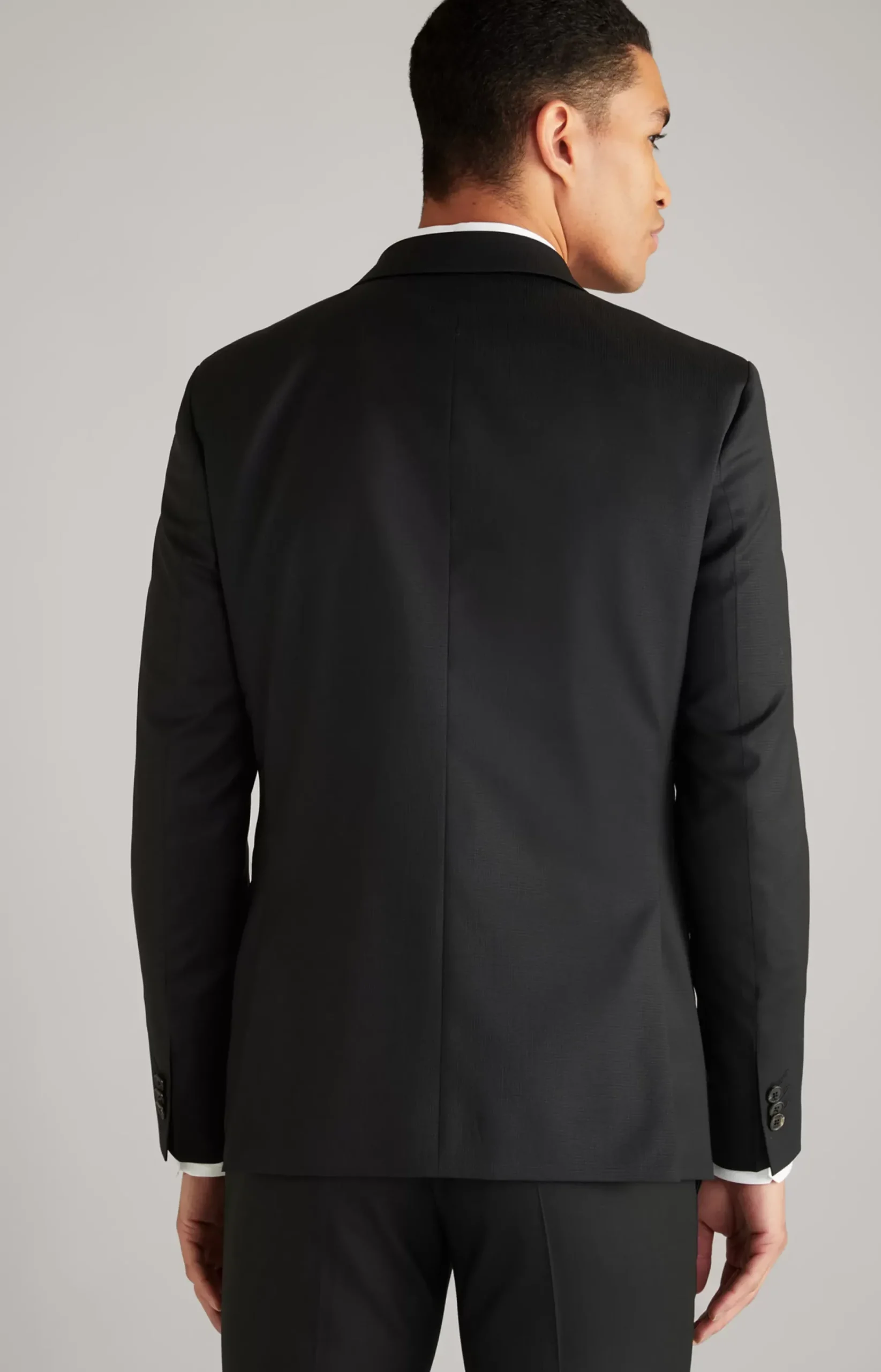 Damon Modular Jacket in Black Textured