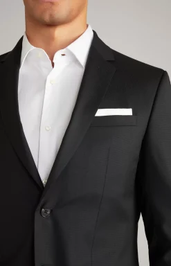 Damon Modular Jacket in Black Textured