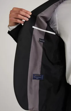 Damon Modular Jacket in Black Textured