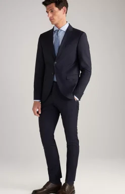 Damon Modular Jacket in Dark Blue Textured