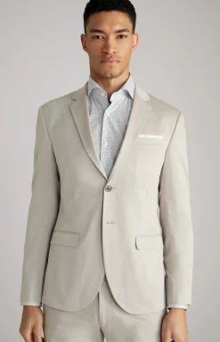 Damon Modular Jersey Jacket in Sand