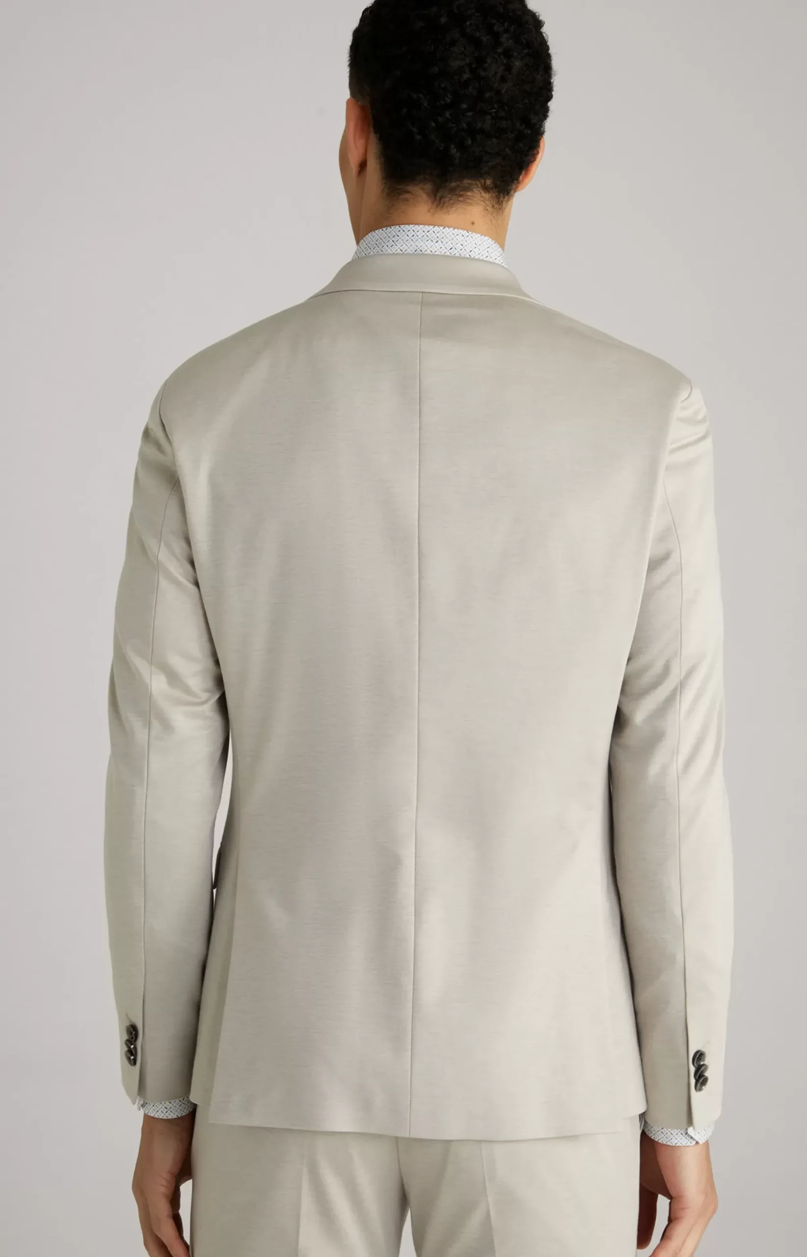 Damon Modular Jersey Jacket in Sand