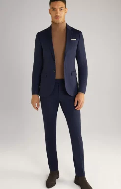 Damon-Gun Suit in Dark Blue Mélange