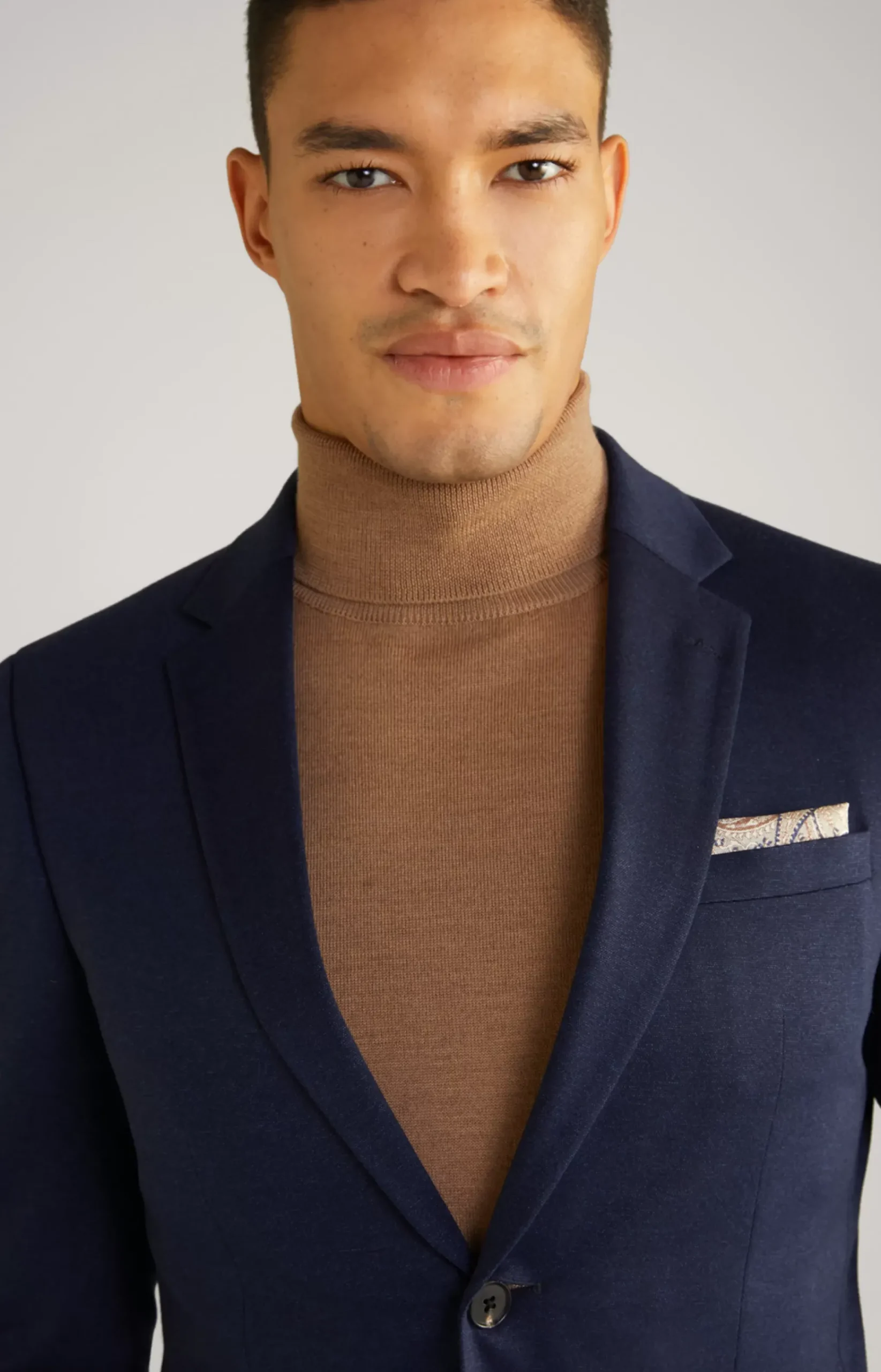 Damon-Gun Suit in Dark Blue Mélange