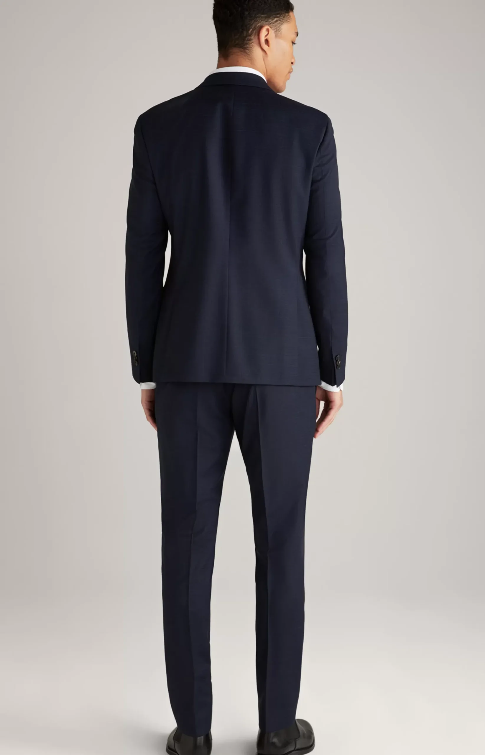 Damon-Gun Suit in Dark Blue mélange