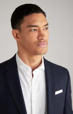 Damon-Gun Suit in Dark Blue mélange