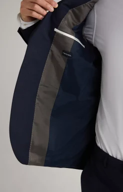 Damon-Gun Suit in Dark Blue mélange