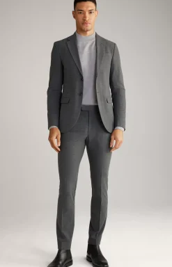 Damon-Gun Suit in Grey Mélange