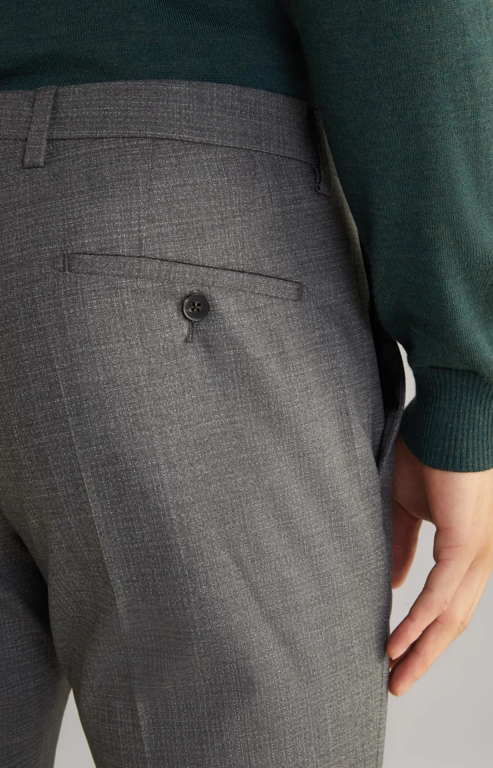 Damon-Gun Suit in Grey Mélange