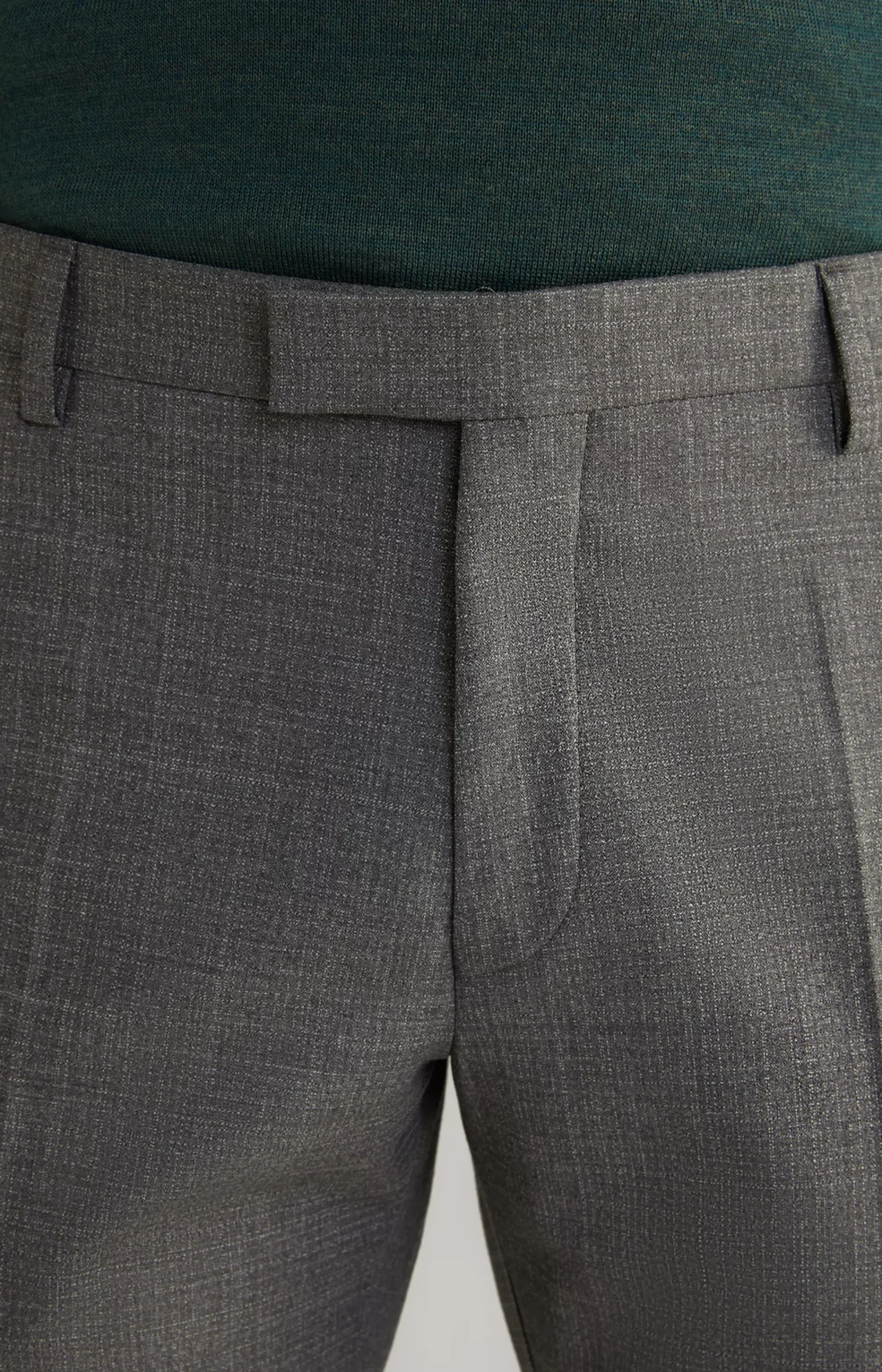 Damon-Gun Suit in Grey Mélange