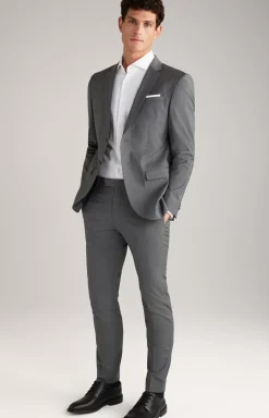 Damon-Gun Suit in Grey Mélange