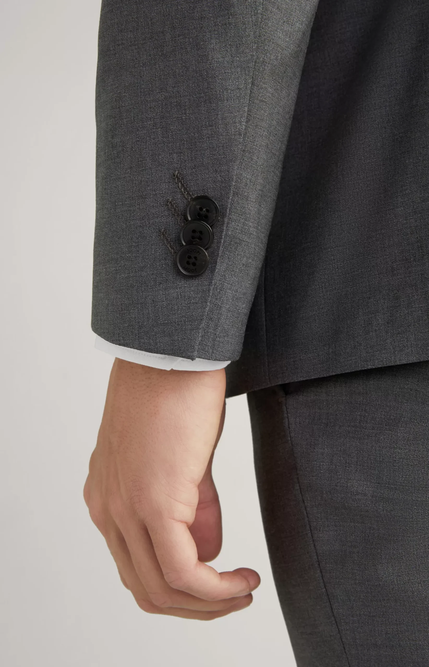 Damon-Gun Suit in Grey Mélange