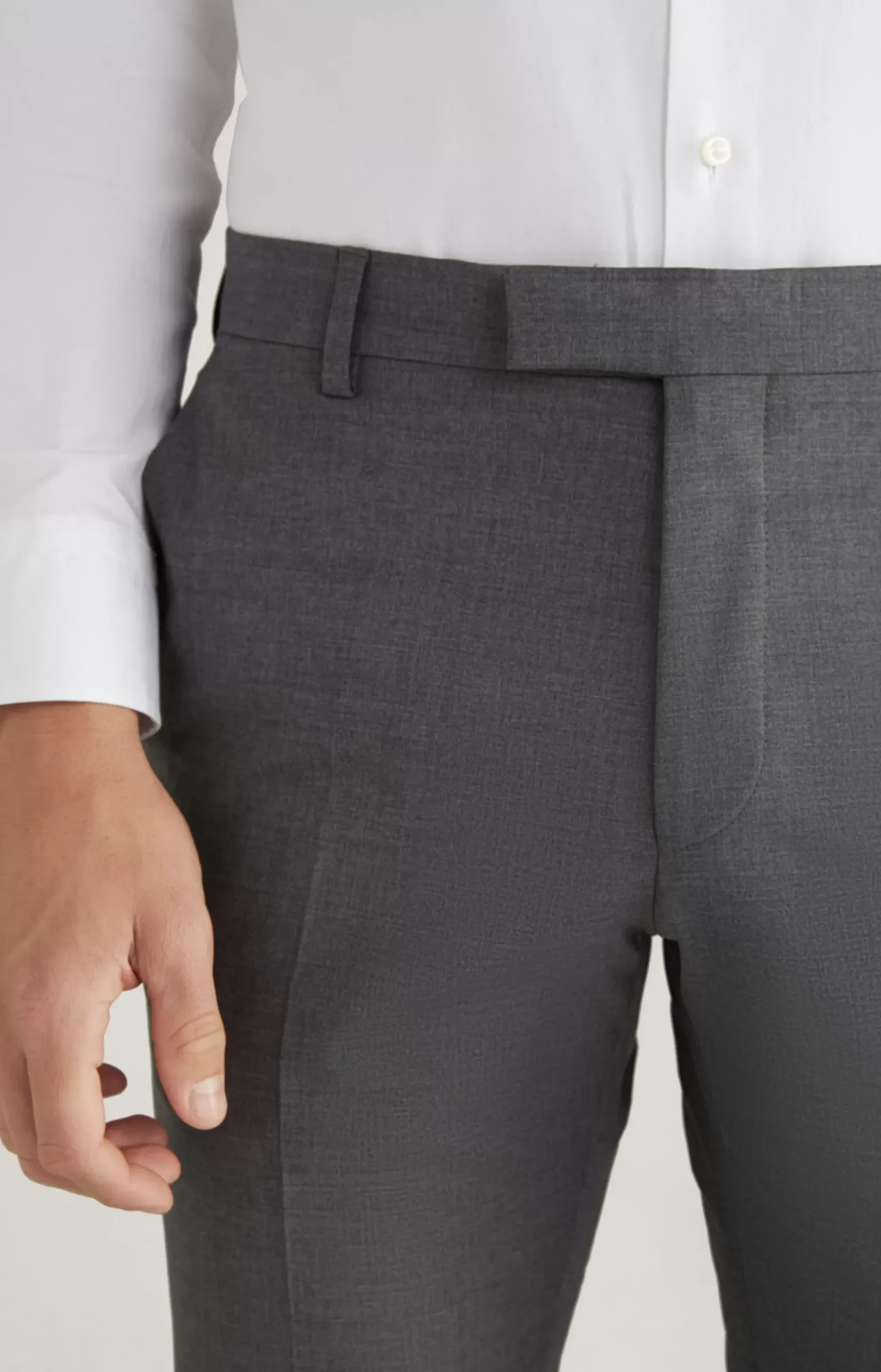 Damon-Gun Suit in Grey Mélange