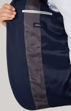 Damon-Gun Suit in Navy Melange