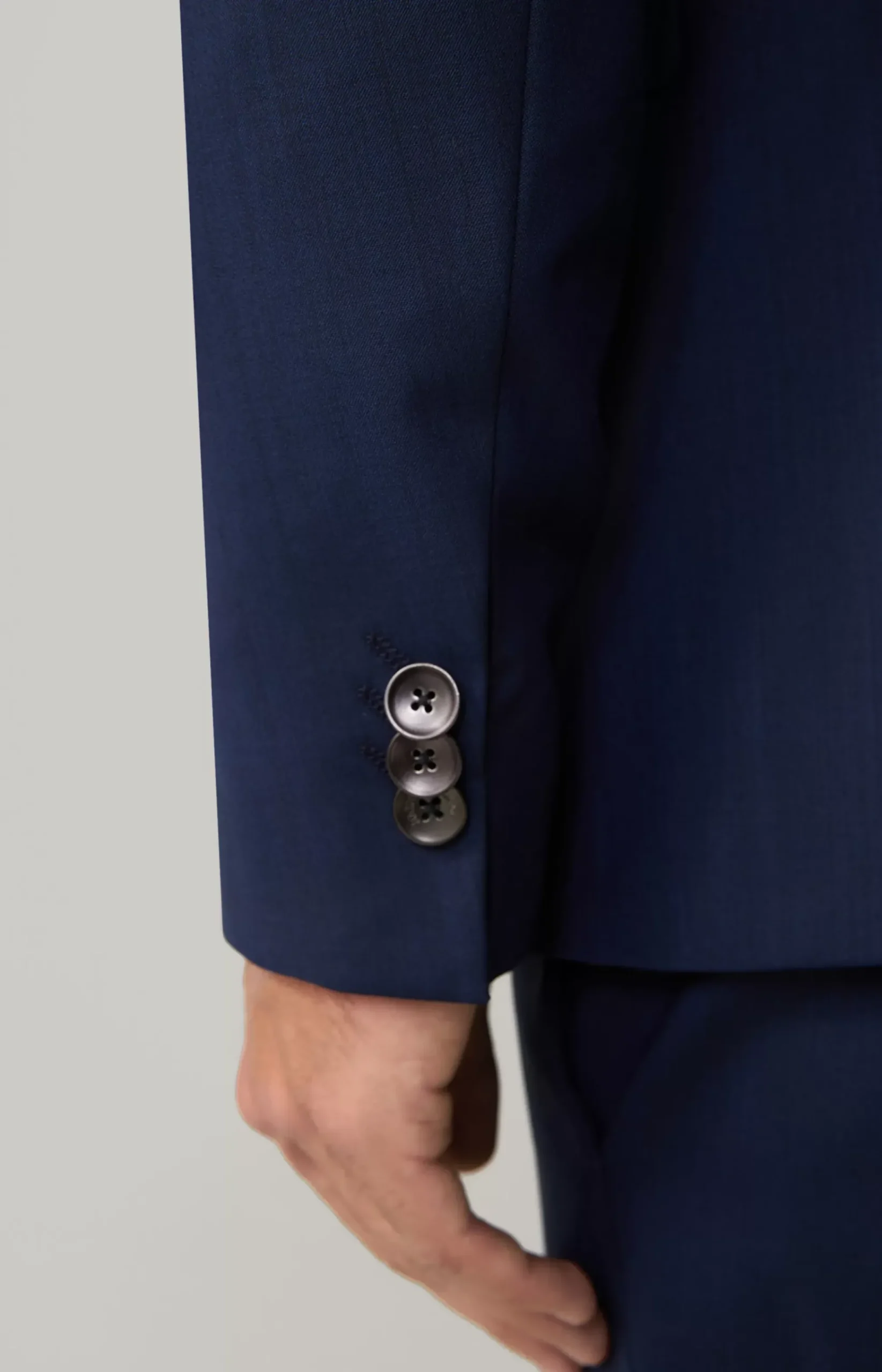 Damon-Gun Suit in Navy Melange
