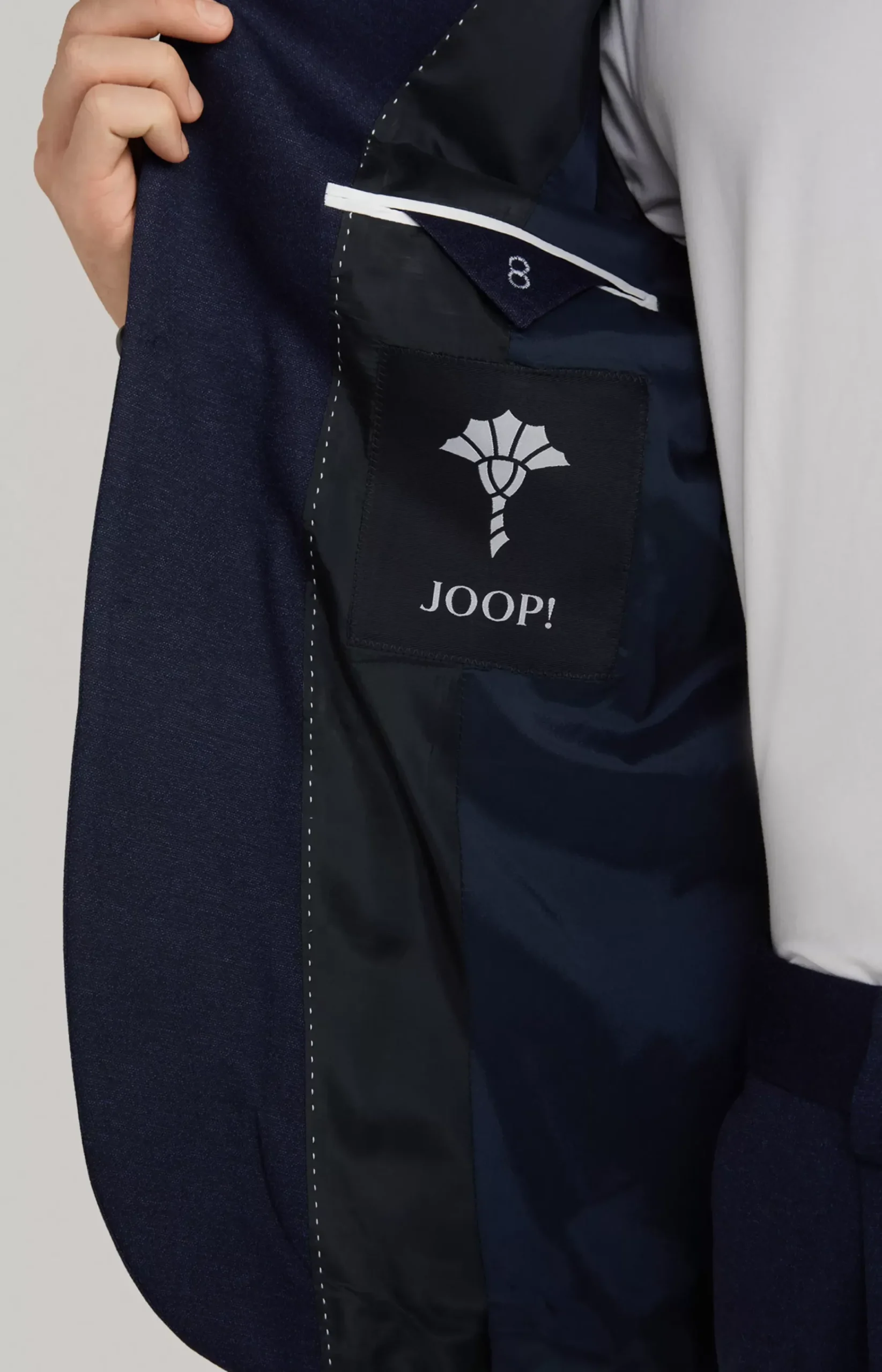 Dash Jersey Jacket in Navy Flecked