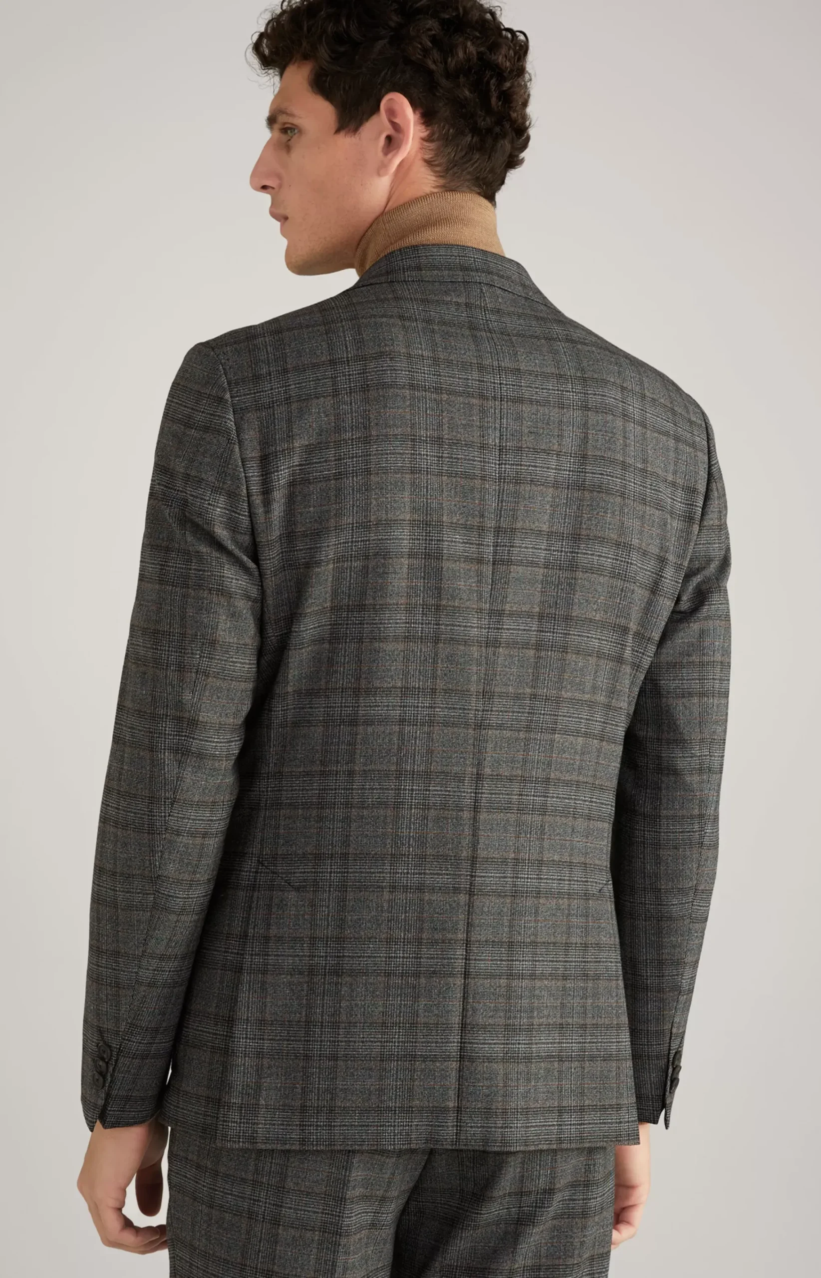Dash Modular Jacket in a Grey Check