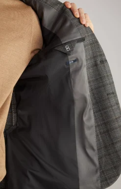 Dash Modular Jacket in a Grey Check