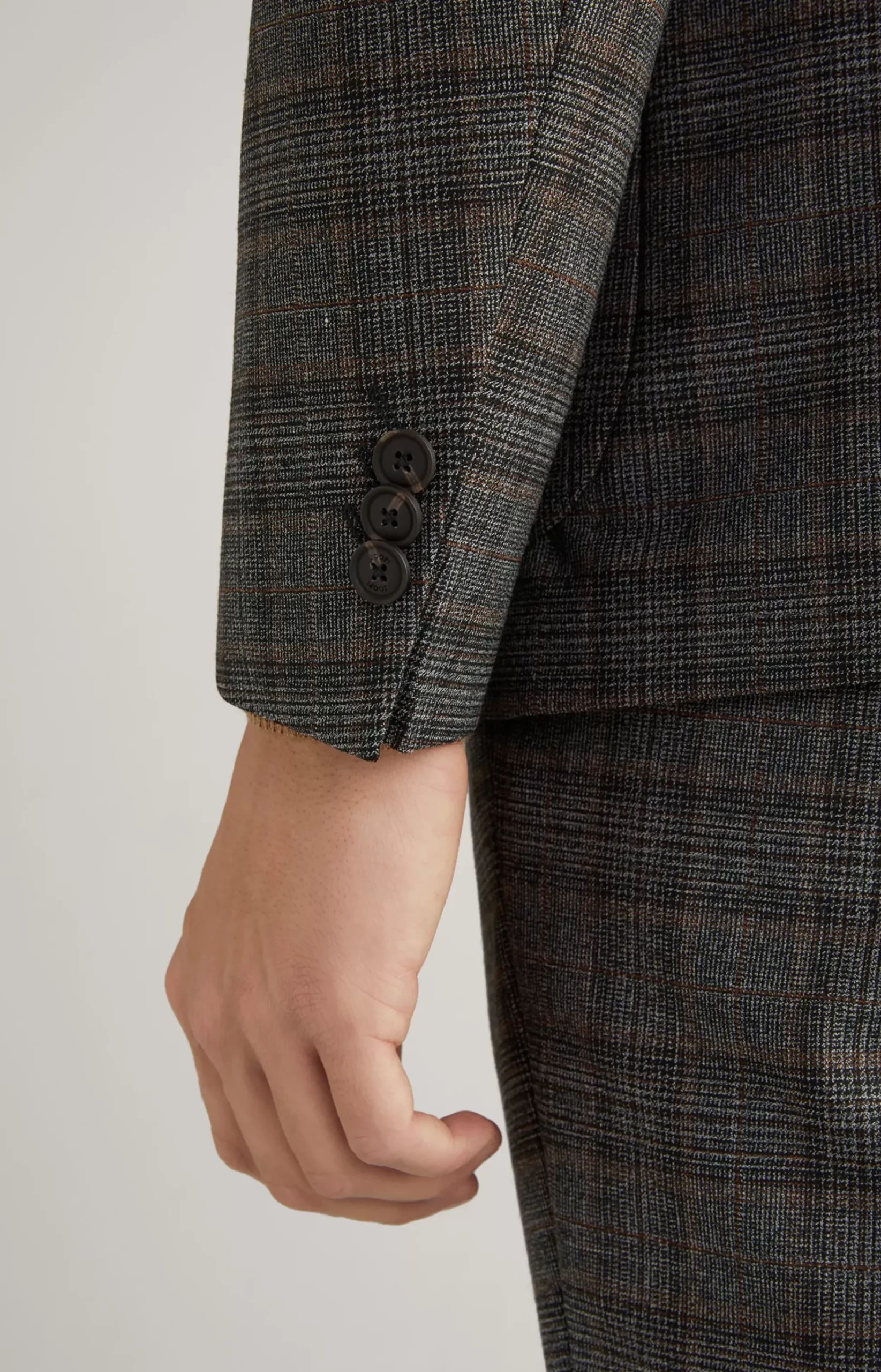 Dash Modular Jacket in a Grey Check