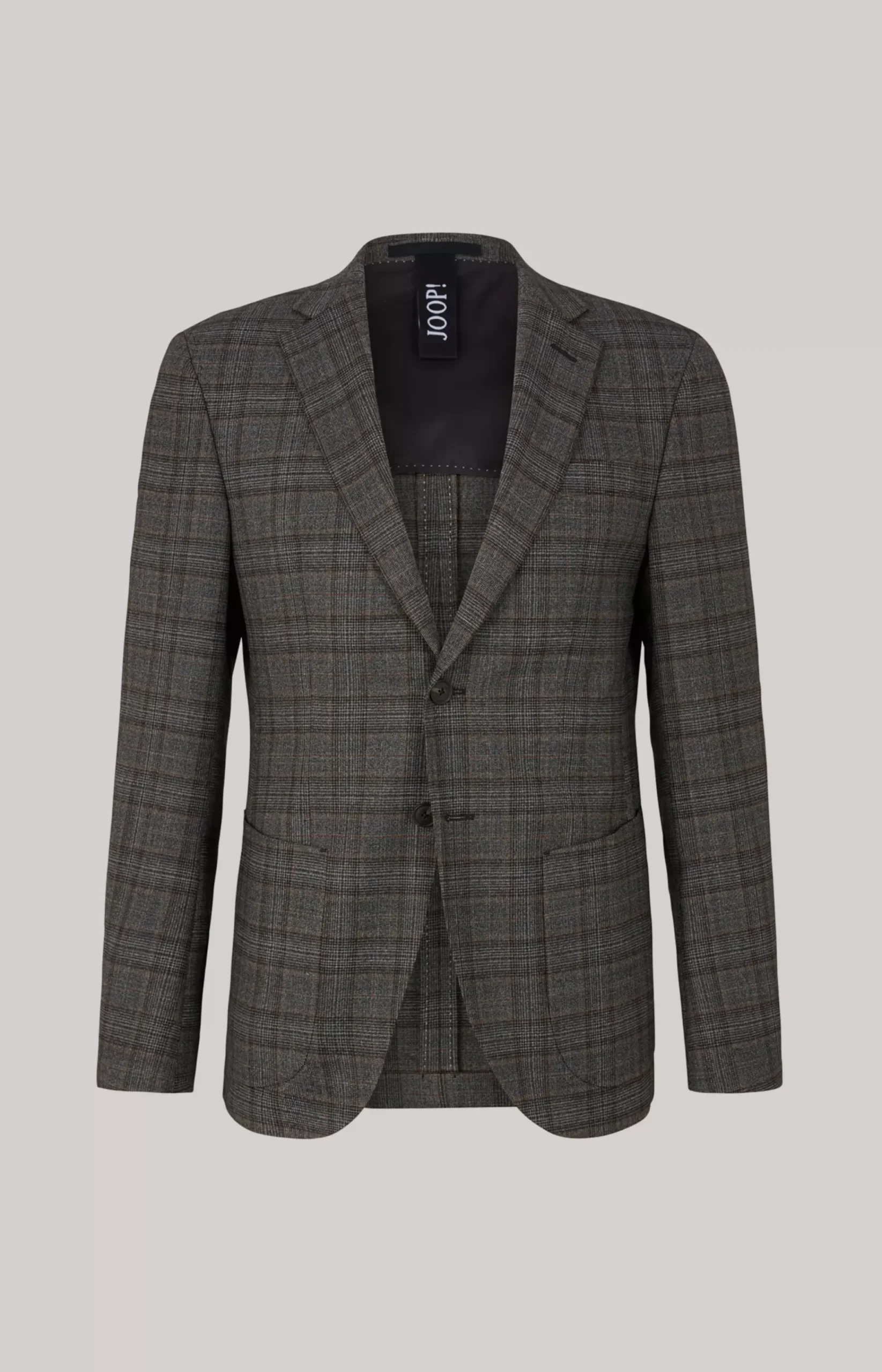 Dash Modular Jacket in a Grey Check