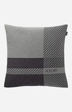 Decorative pillow case JOOP! MODERN in grey heather, 40 x 40 cm