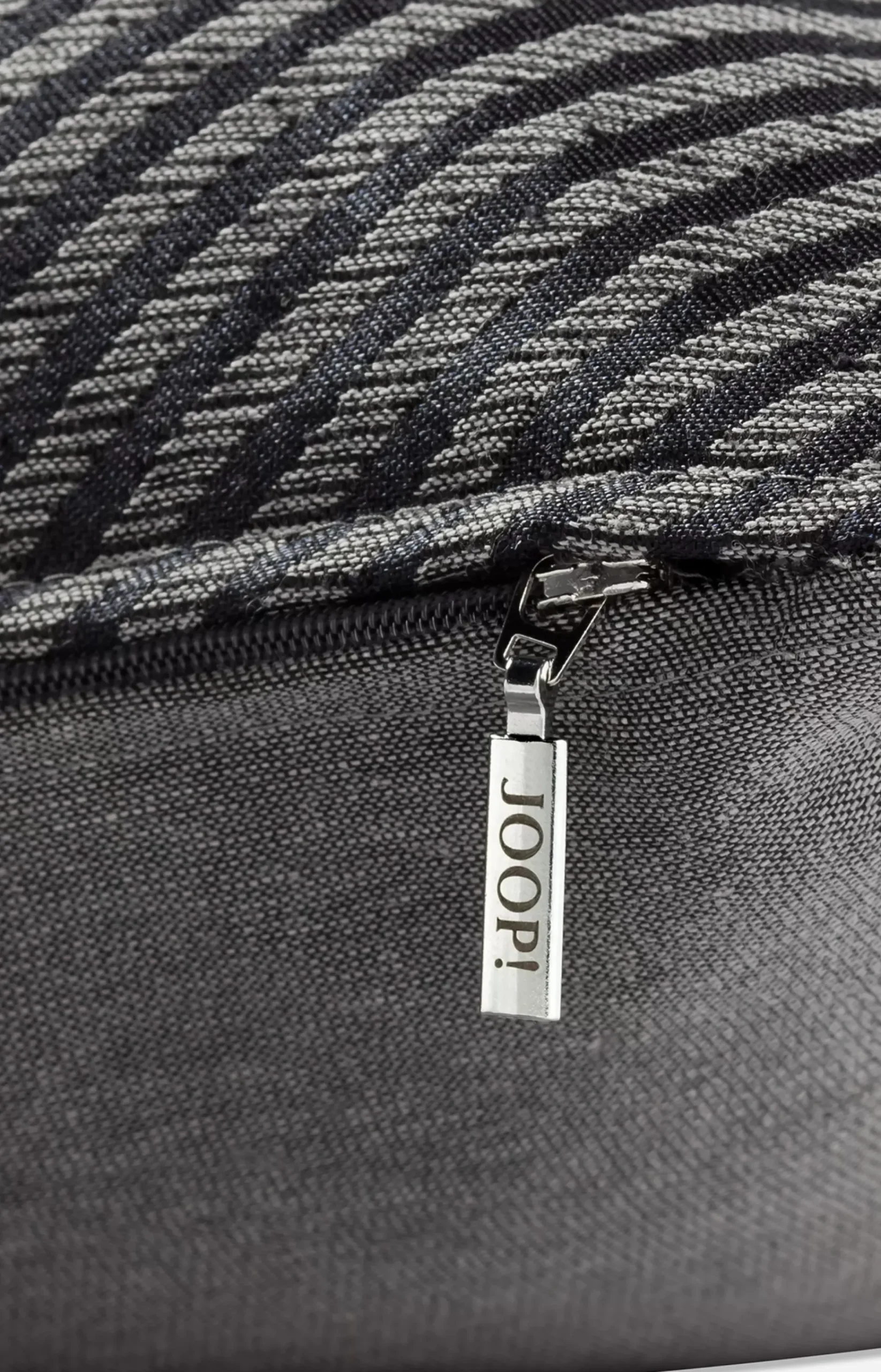 Decorative pillow case JOOP! MODERN in grey heather, 40 x 40 cm
