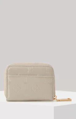 Decoro Lucente Aena Wallet in Greige