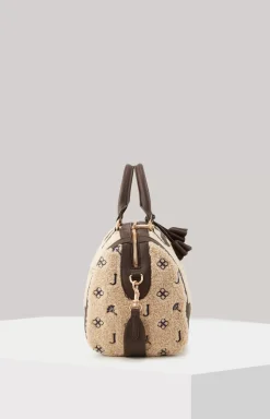 Decoro Peluche Aurora Handbag in Beige