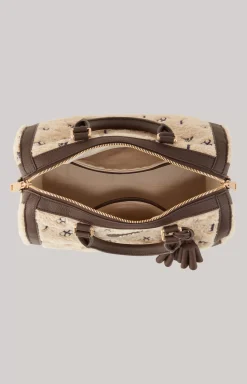 Decoro Peluche Aurora Handbag in Beige