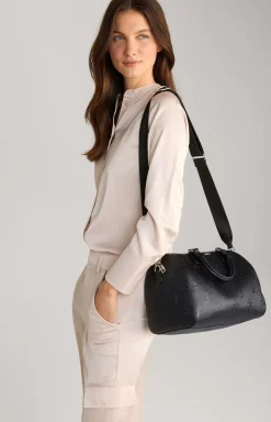 Decoro Stampa Aurora Handbag in Black