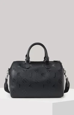 Decoro Stampa Aurora Handbag in Black