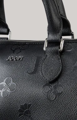 Decoro Stampa Aurora Handbag in Black