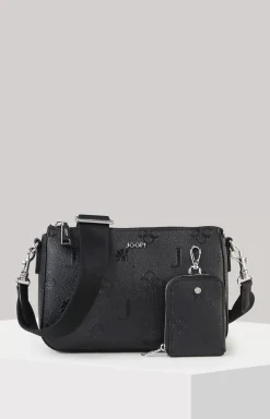 Decoro Stampa Jasmina Shoulder Bag in Black