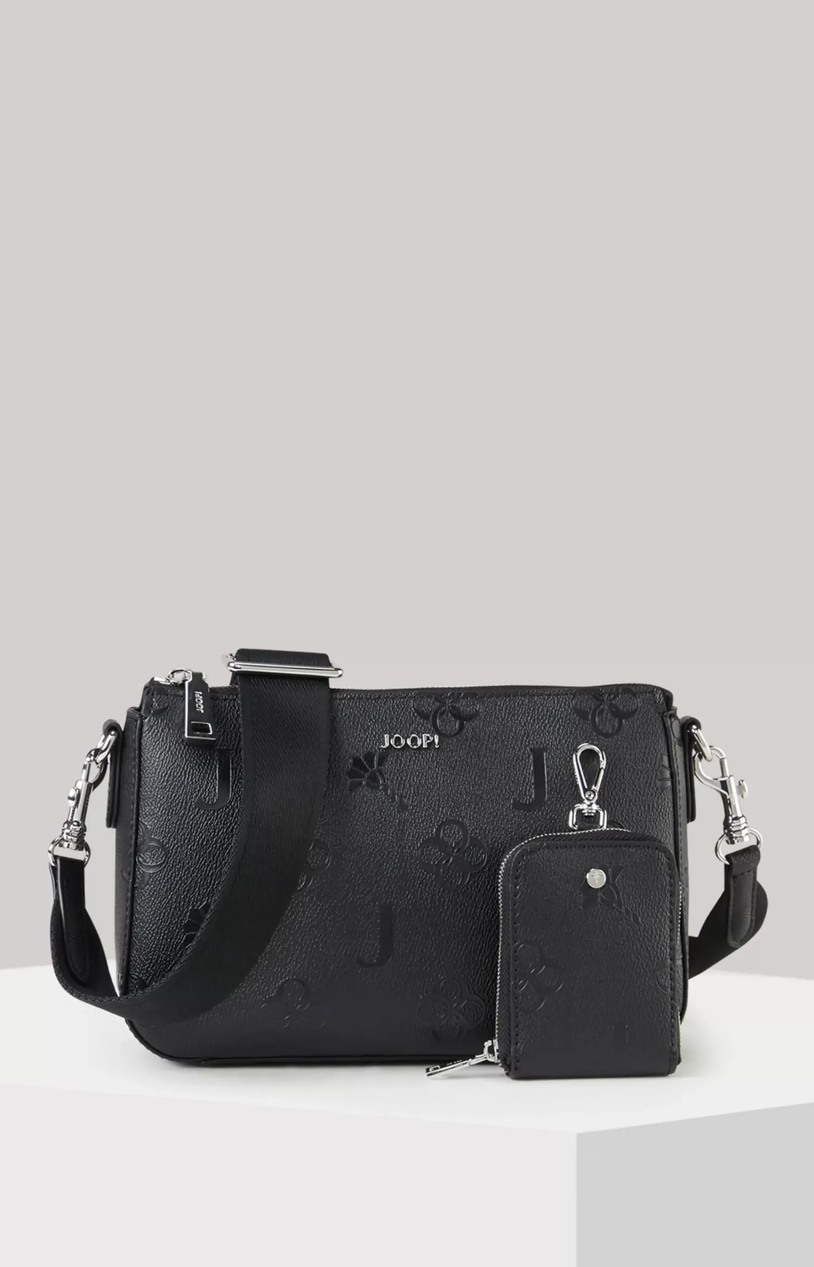 Decoro Stampa Jasmina Shoulder Bag in Black