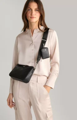 Decoro Stampa Jasmina Shoulder Bag in Black