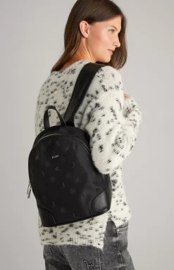 Decoro Tessuto Enrica Rucksack in Black