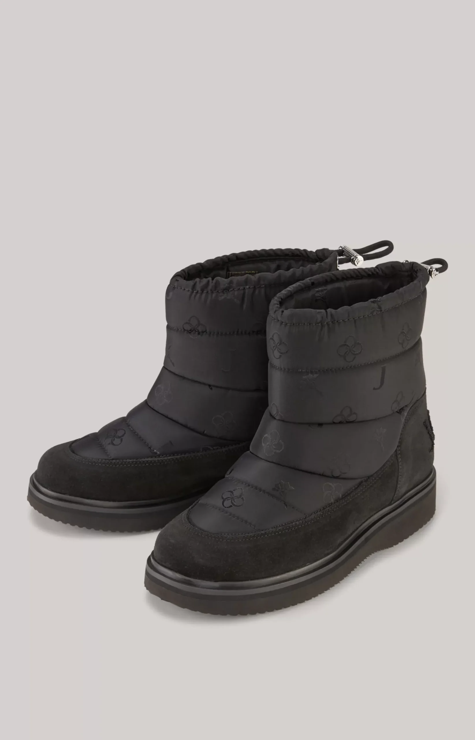 Decoro Tessuto Telos Snow Boots in Black