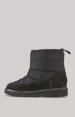 Decoro Tessuto Telos Snow Boots in Black